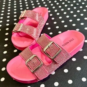 Steve Madden Glitter Pink Sandals